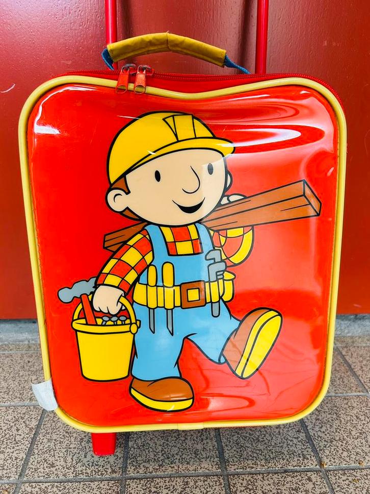 Bob de Bouwer Koffer 42 x 27 x 10 cm Rood, Sieraden, Tassen en Uiterlijk, Koffers, Gebruikt, Hard kunststof, Minder dan 50 cm