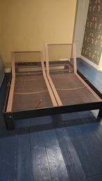 Auping Auronde 160x200, Huis en Inrichting, Slaapkamer | Bedden, Ophalen, Gebruikt, Zwart, Tweepersoons
