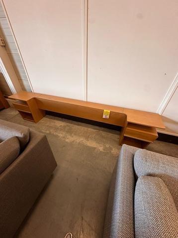 Ledikant bed ombouw met nachtkastjes houtlook | MOET NU WEG! beschikbaar voor biedingen