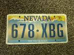Kentekenplaat licenseplate Nevada USA, Verzenden, Gebruikt, Auto's