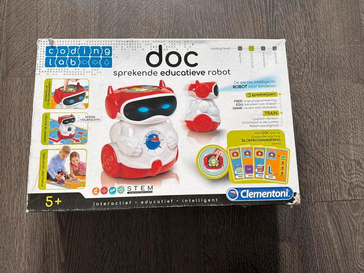 Clementoni Coding Lab DOC Robot, Kinderen en Baby's, Speelgoed | Educatief en Creatief, Nieuw, Elektronica, Met licht, Ophalen of Verzenden