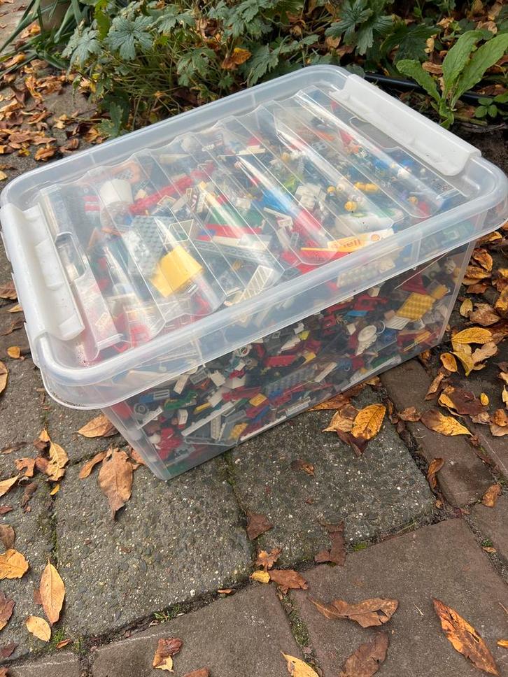 Grote bak vol Lego stenen!, Kinderen en Baby's, Speelgoed | Duplo en Lego, Gebruikt, Lego, Losse stenen, Ophalen