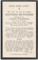 Mathias Reynders 1855 Beesel + 1919 Swalmen, 64 jaar, Verzenden