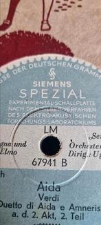 78 rpm plaat van Siemens te koop. Apart label!, Ophalen of Verzenden