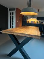 Mangohouten eettafel 220x100, Ophalen, Gebruikt