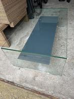 Luxe glazen salontafel, 50 tot 100 cm, Minder dan 50 cm, Glas, 100 tot 150 cm