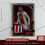 21-22 Topps museum coll. Ryan Gravenberch patch /25 afc ajax, Ophalen of Verzenden, Zo goed als nieuw, Ajax, Poster, Plaatje of Sticker