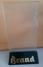 Brand bier menukaart houder., Ophalen of Verzenden, Zo goed als nieuw, Glas of Glazen, Brand