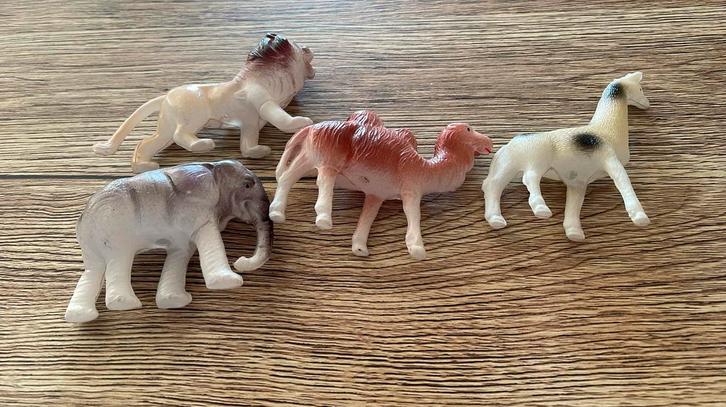 4 Vintage Celluloid Dieren, Antiek en Kunst, Antiek | Speelgoed, Ophalen of Verzenden