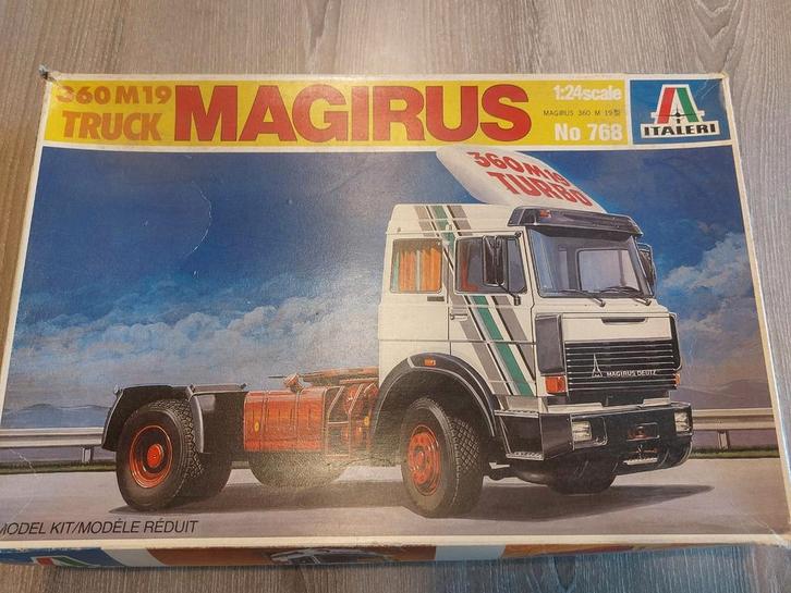 Italeri magirus, Hobby en Vrije tijd, Modelbouw | Auto's en Voertuigen, Zo goed als nieuw, Truck, Groter dan 1:32, Italeri, Ophalen of Verzenden
