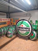 150 cm grote dubbele Heineken Pilsener lichtbak ., Verzamelen, Ophalen, Gebruikt, Reclamebord, Plaat of Schild, Heineken