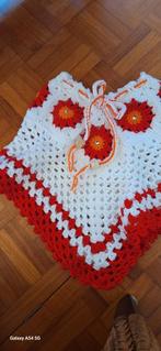 poncho meisje 4 à 5 jaar, Kinderen en Baby's, Kinderkleding | Mutsen, Sjaals en Handschoenen, Ophalen, Meisje, 110 t/m 116, Handgemaakt