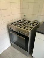 Gasfornuis met elektrische oven, Witgoed en Apparatuur, Fornuizen, Ophalen, 4 kookzones, Zo goed als nieuw, Gas