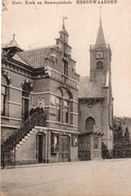 Heerwaarden, Herv. Kerk en Gemeentehuis. 3367, Verzenden, Voor 1920, Ongelopen, Gelderland