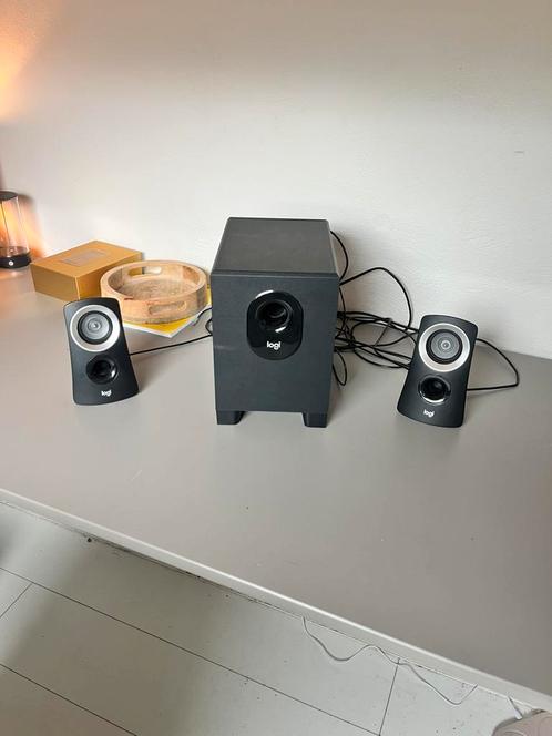 Logitech Z313, Computers en Software, Pc speakers, Zo goed als nieuw, Ophalen