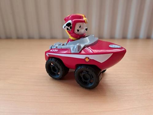 Paw patrol marchal in boot, Kinderen en Baby's, Speelgoed | Actiefiguren, Zo goed als nieuw, Ophalen of Verzenden
