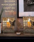 2pcs 220volt rivièra maison pigalle
&
3 pcs RM vlinder, Huis en Inrichting, Lampen | Tafellampen, Ophalen of Verzenden