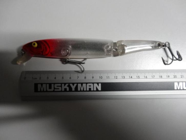 Kunstaas: Bomber Jointed Magnum Heavy Duty Long A pluggen, Watersport en Boten, Hengelsport | Roofvissen, Gebruikt, Overige typen