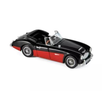 Austin Healey 3000 MK3 '64 Zwart/Rood 1/43 NOREV ref: 070014 beschikbaar voor biedingen