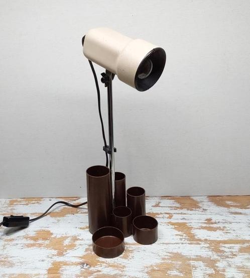 Retro bureaulampje met pennenbakje, Verzamelen, Retro, Huis en Inrichting, Ophalen of Verzenden