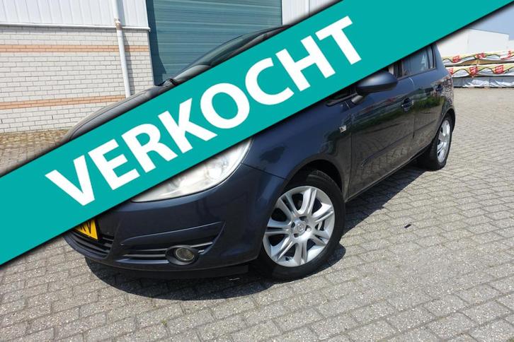 Opel Corsa 1.4-16V Enjoy -1400 motor - cr. contr. -mistlampe, Auto's, Opel, Particulier, Te koop, Corsa, ABS, Airbags, Airconditioning