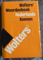 Wolters’ Woordenboek  Nederlands Koenen, Gelezen, Koenen of Wolters, Ophalen of Verzenden, Nederlands