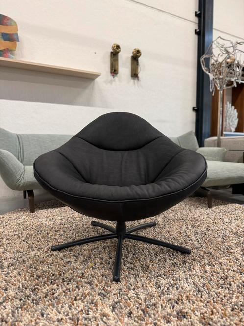 Nieuw Label Vandenberg Hidde Soft fauteuil Bald sprang Zwart, Huis en Inrichting, Fauteuils, Nieuw, Ophalen of Verzenden
