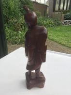 Houtsnijwerk van Chinese man, Antiek en Kunst, Ophalen of Verzenden