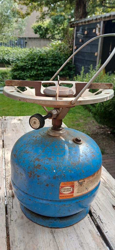 Primus sievert 2077 gasbrander en navulbare  gasfles 2kg, Caravans en Kamperen, Kampeeraccessoires, Zo goed als nieuw, Ophalen