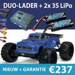 Duolader + 2x 3S E-POWER LiPo 8600 mAh Arrma Outcast €239,-, Hobby en Vrije tijd, Modelbouw | Radiografisch | Auto's, Nieuw, Elektro