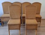 Eetkamerstoelen Loom, Huis en Inrichting, Stoelen, Ophalen, Gebruikt, Bruin, Vijf, Zes of meer stoelen