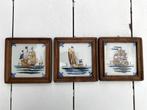 Makkumer aardewerk tegel zeilboot, Antiek en Kunst, Antiek | Wandborden en Tegels, Ophalen