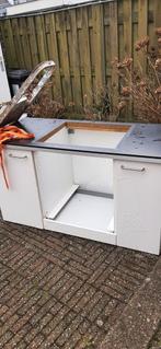 Keukenblok wel, Ophalen, Wit, Enkelwandige keuken