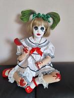 Creepy doll, Poppy the clown, Verzamelen, Poppen, Ophalen of Verzenden, Nieuw, Pop