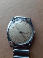 Avia incabloc 21 jewels heren horloge, Overige merken, Staal, Met bandje, Polshorloge