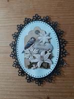 Stans kaart opleg met 3d plaatje kerst, Ophalen of Verzenden, Nieuw, Kerst