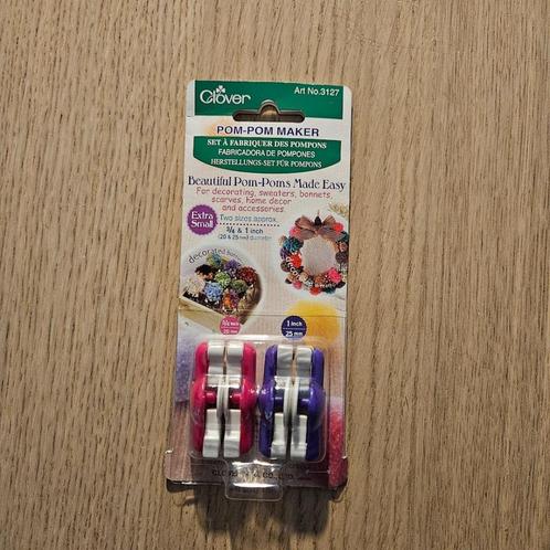 ZGAN Pom Pom maker (klein) van Clover, Hobby en Vrije tijd, Naaien en Fournituren, Zo goed als nieuw, Overige typen, Ophalen of Verzenden