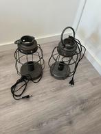 2 tafel lampen, Ophalen of Verzenden, Gebruikt, Metaal, Minder dan 50 cm