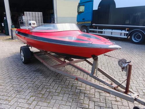 Pirhana speedboot met 40 pk Johnson, Watersport en Boten, Speedboten, Zo goed als nieuw, 3 tot 6 meter, Benzine, Minder dan 70 pk
