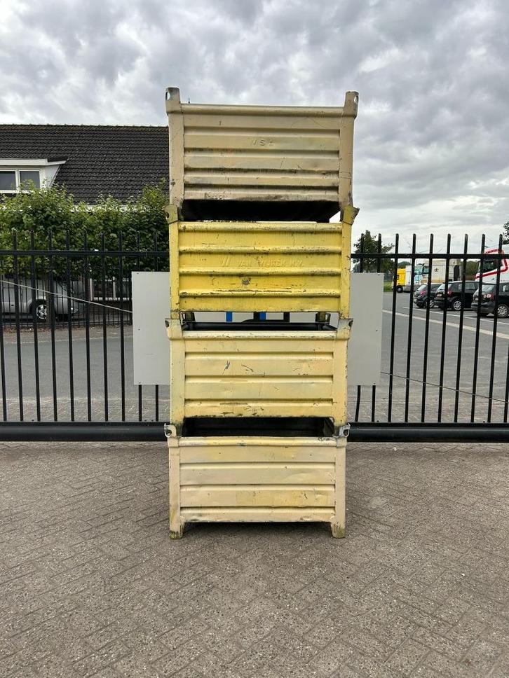 Stalen stapelbak/stapelkist/stapelbakken 100x80x50CM gebruik, Doe-het-zelf en Verbouw, Overige Doe-het-zelf en Verbouw, Gebruikt