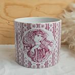 Rosenthal Wiinblad bloempot rood wit, Rond, Binnen, Ophalen of Verzenden, Zo goed als nieuw