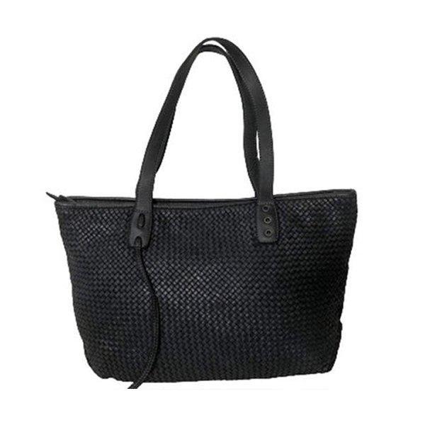 Hommard Black woven leather Tot Bag van € 325 NU € 169.99, Sieraden, Tassen en Uiterlijk, Tassen | Damestassen, Nieuw, Overige typen
