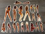 20 stuks Pin up girl stickers van gostickit, Ophalen of Verzenden, Zo goed als nieuw, Meerdere stickers