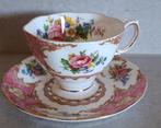 Royal Albert Lady Carlyle Kop en Schotel, Huis en Inrichting, Keuken | Servies, Ophalen of Verzenden, Zo goed als nieuw, Overige stijlen