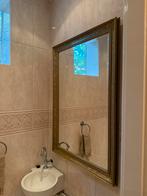 Antiek goudkleurige spiegel, Ophalen, Rechthoekig