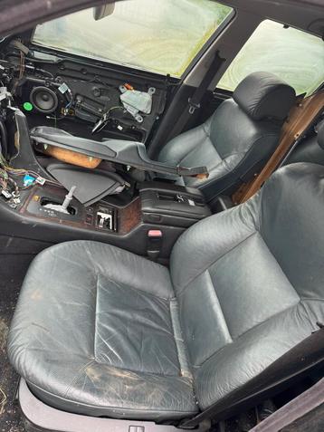 Elektrisch/Memory Seats Zwart lederen interieur BMW E38 beschikbaar voor biedingen