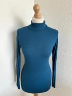 King Louie maat L blauwe col trui, longsleeve rolkraag 2472, Blauw, Maat 42/44 (L), Ophalen of Verzenden, Zo goed als nieuw