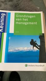 Grondslagen van het management, Boeken, Ophalen of Verzenden, Zo goed als nieuw, Roelien de Lange; D. Keuning
