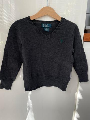 Ralph Laurens trui grijs maat 3 jaar 92-98.  beschikbaar voor biedingen
