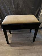 Zwarte pianobank - in hoogte verstelbaar, Muziek en Instrumenten, Instrumenten | Toebehoren, Ophalen, Zo goed als nieuw, Keyboard of Synthesizer